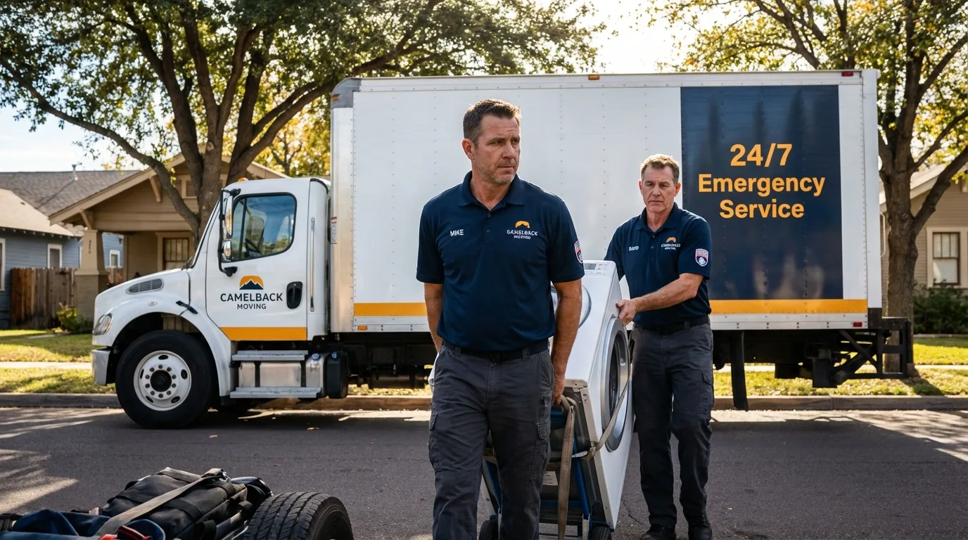 CamelBack Moving crew loading furniture in Sahuarita, AZ