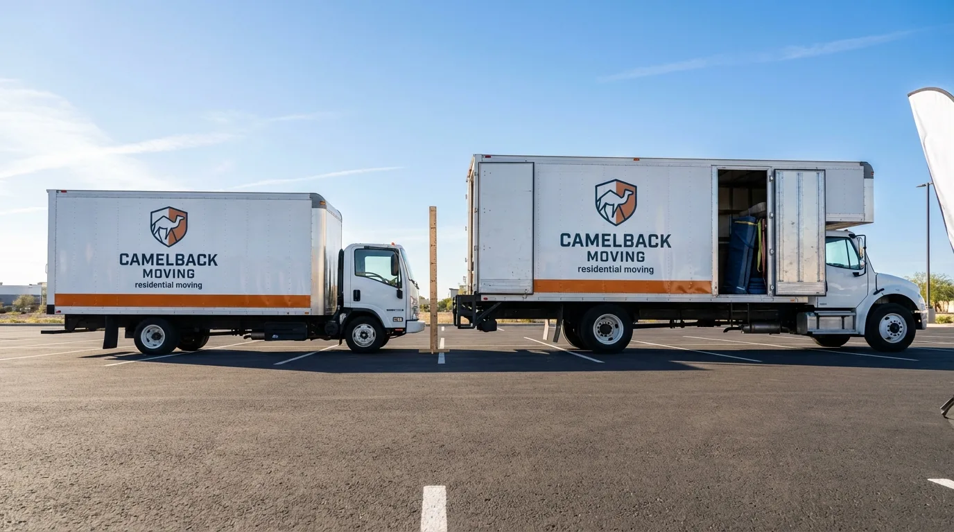 Moving truck size capacity guide in Sahuarita
